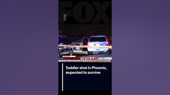 Toddler shot at west Phoenix home, police say | FOX 10 Phoenix