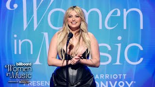Bebe Rexha Presents Kylie Minogue With The Icon Award | Billboard Women In Music 2024