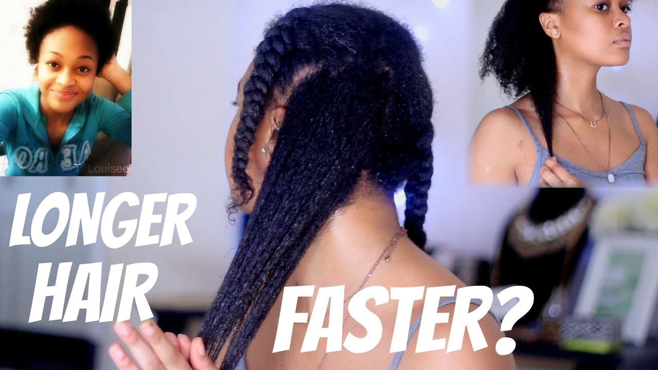 How To GROW LONGER NATURAL Hair FASTER With RICE WATER REPAIR