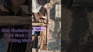 Slab Shuttering Clamp Tight Work | Perfect Fitting Method 😲 #technology #shuttering #plywood #slab