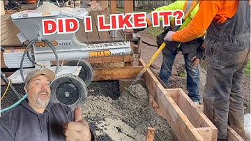 DIY Concrete MudMixer Review, Not For Everyone