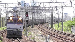 EF65 2060+コキ 5087レ 枇杷島駅通過