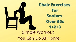 Chair Exercise for Seniors: 01, 02 & 03 + Upper body + cardio + stretching + seated exercise