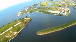 FPV with Bixler 2 over Lake Pontchartrain following boats