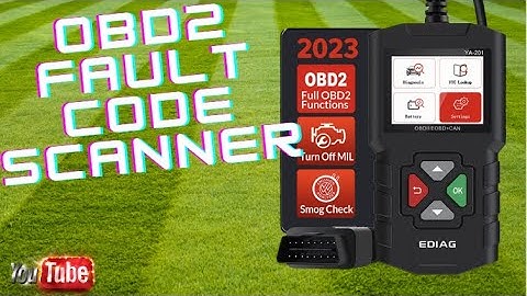 OBDII YA201 Scanner + Battery Test + O2 Sensor/EVAP System/Smog Test Ediag YA201