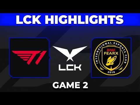 T1 vs BFX Higlights Game 2 | LCK 2026 W9D4 | T1 vs BNK FEARX