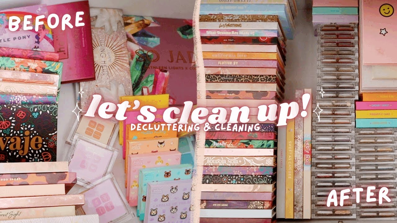 DECLUTTER + CLEAN UP WITH BEAUTY ROOM WITH ME 🧹 ✨ mid year cleaning!