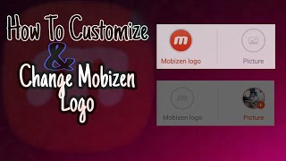 How To Change Your BackGround Logo Of Your Mobizen CUSTOMIZE LOGO | 3MarkWorld