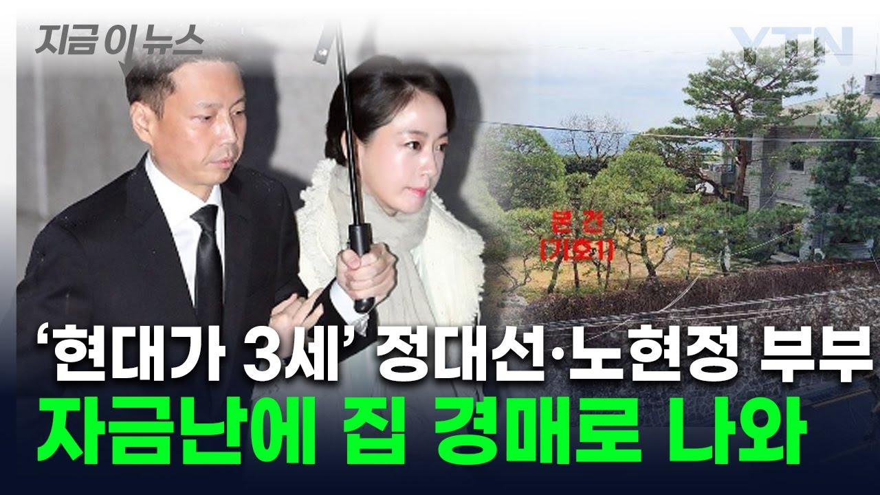 건설사 자금난에 '현대가 3세'도 못 버텼다...땅·고급빌라 경매 넘어가 [지금이뉴스]  / YTN