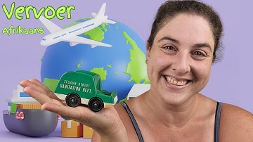 TRANSPORT vocabulary in Afrikaans