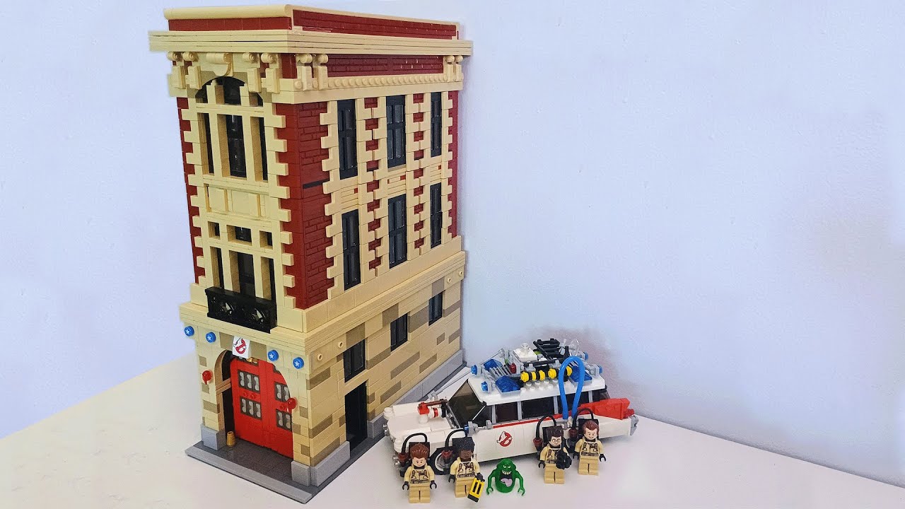 LEGO Ghostbusters Firehouse: Half Baseplate MOC