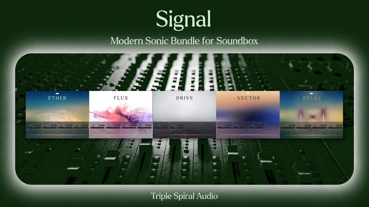 Amazing Bundle Signal by Triple Spiral Audio for SoundBox by AudioModern on iPad/Desktop