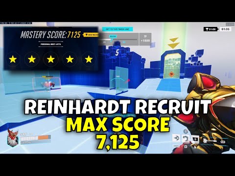Hero Mastery Reinhardt Recruit 5 Stars Max Score Walkthrough
