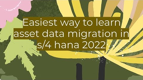 SAP FICO #ABLDT #AS91 #Mid-Year Asset Data Migration #Legacy Data Transfer # Asset Balance Migration