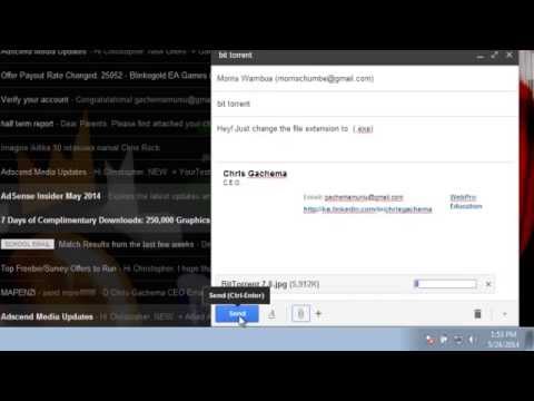 How To Send Software Through Gmail