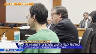 One year after his arson sentence, the Bidwell Mansion arsonist still owes $41.7 million in