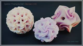 Spidron Polyhedra Ball (Blender 2.80)