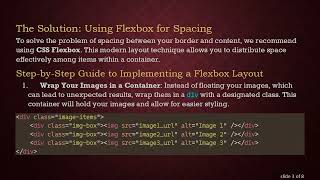 How to Add Space Between a Border Line and Objects in HTML
