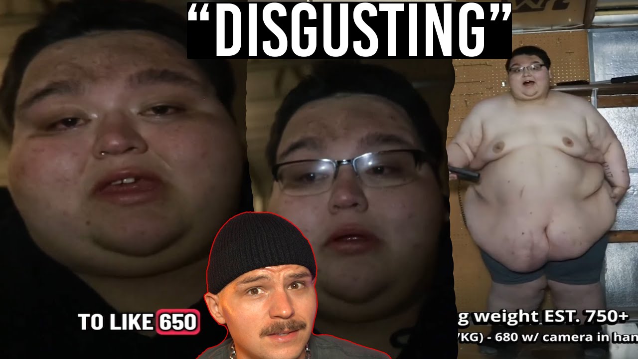 Блогер, пропагандирующий похудение, не может себя взвесить...