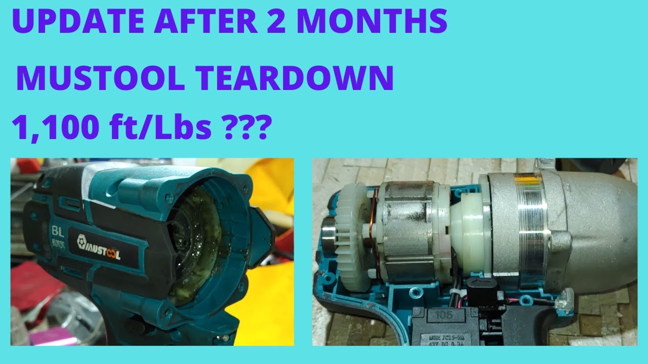 UPDATE MUSTOOL IMPACT WRENCH maintenance YouTube