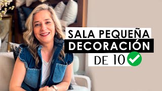 🔥SALA PEQUEÑA, DECORACIÓN DE 10✅🔥