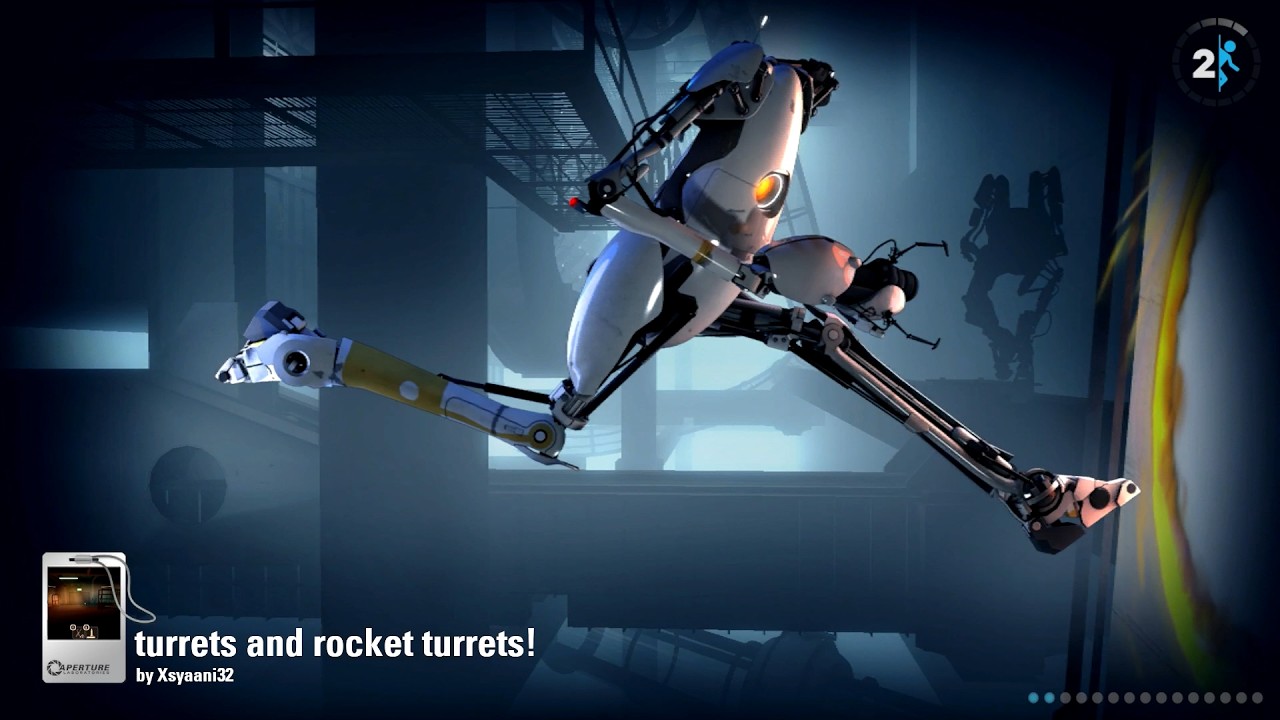 turrets and rocket turrets! by Xsyaani32 [Portal 2 - Community Chamber]