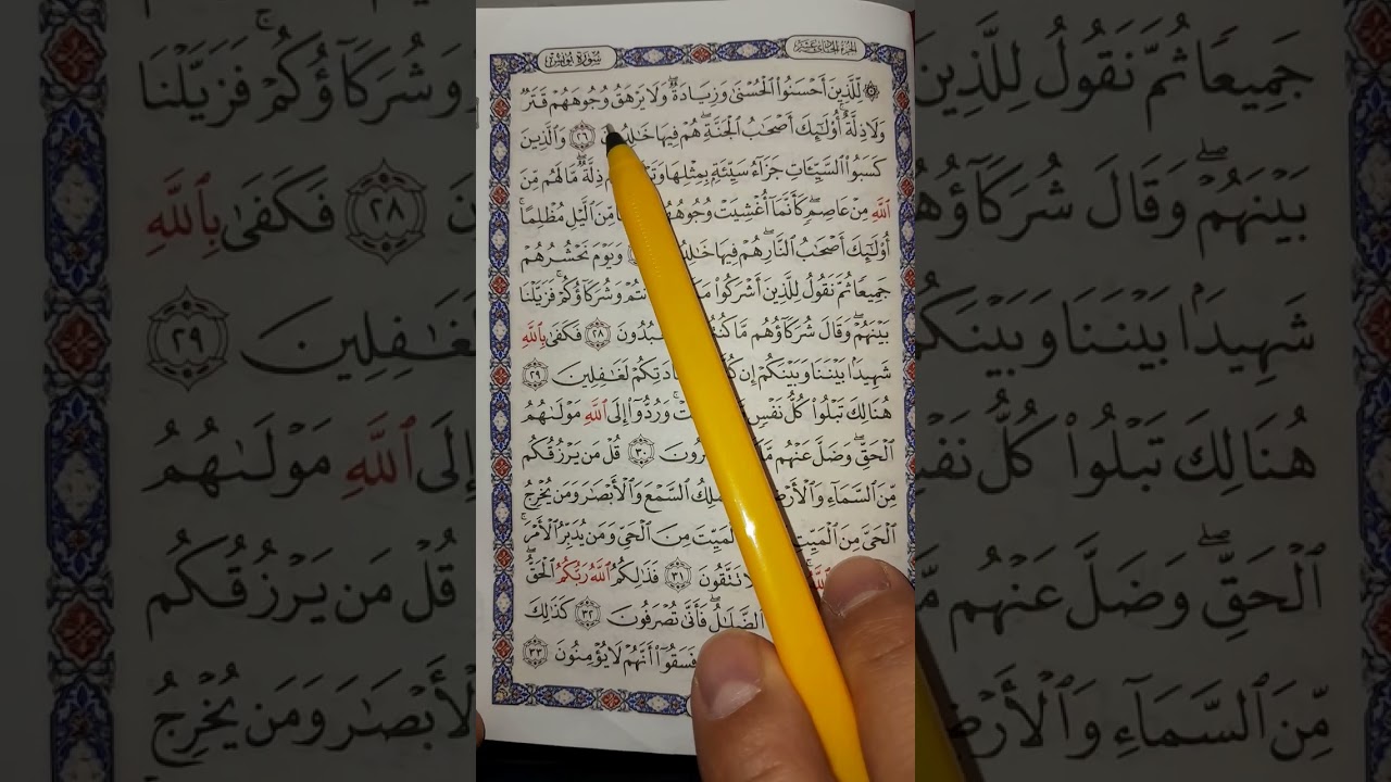 شرح رقم ٦ سورة يونس #المصحف 