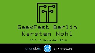 GeekFest Berlin 2016 | Karsten Nohl | SS7 Attack Update and Phone Phreaking