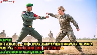 KALAU KAU MENANG AKU JADI ISTRIMU!😱” TANTANGAN SOMBONG TENTARA AMERIKA KE PRAJURIT TNI BERUJUNG MALU