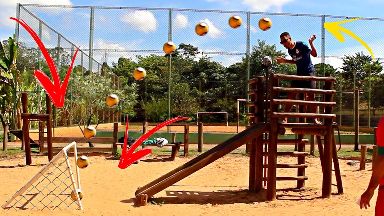 SERÁ QUE DEU PRA FAZER ?? DESAFIO INÉDITO DO GOL DE CABEÇA!!! olimpicos tenis