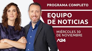 Negocio animal + Alarma por casos de covid #EquipoDeNoticias Programa Completo 30/11/2022