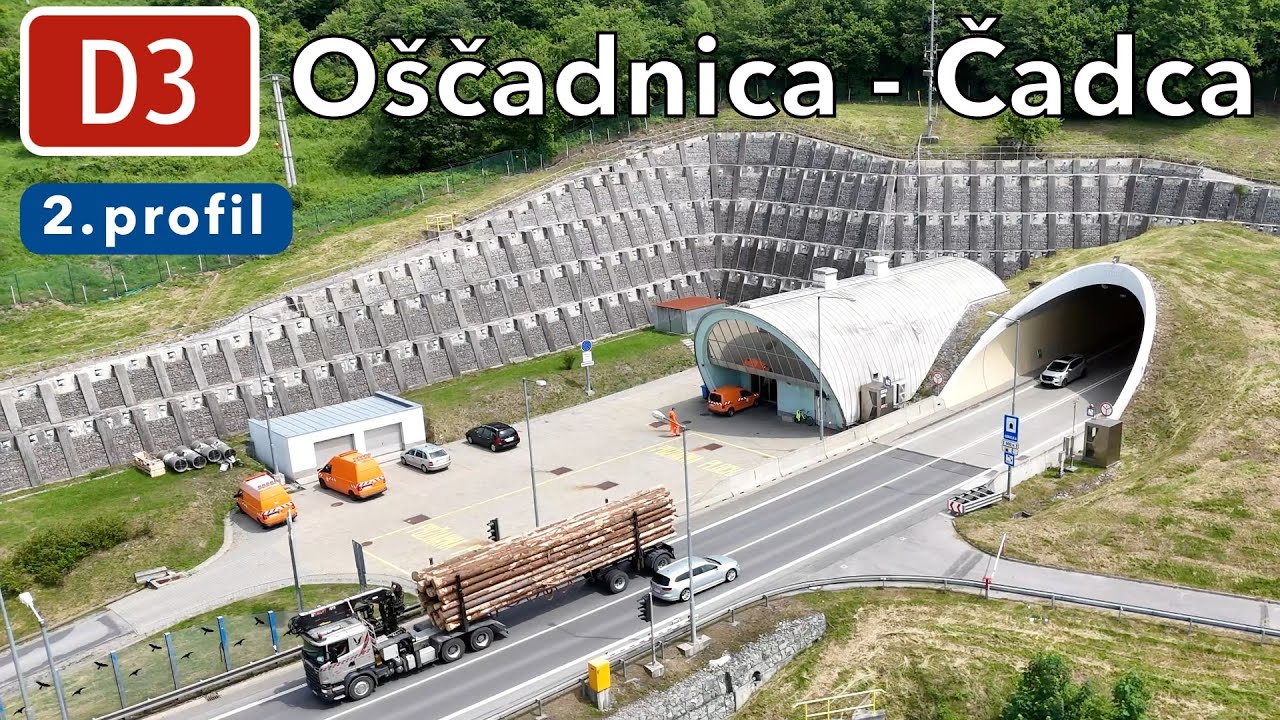 Автомагистраль D3 Ощадница - Чадца, Буков 2-й профиль (июнь 2024 г.)