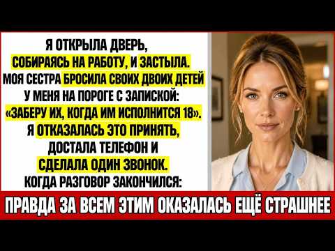 Сестра Бросила Двоих Детей У Моей Двери С Запиской «Заберу В 18 Лет» — Я Сделала Один Звонок