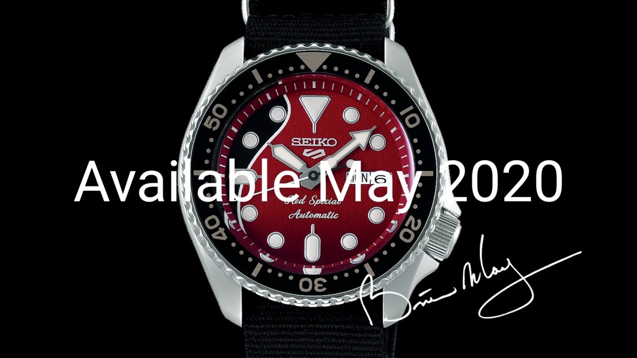 Seiko 5 Sports SRPE83K1 / SRPE83 Brian May Limited Edition - YouTube