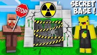 Why am I NOT ALLOWED TO ENTER this SECRET RADIATION BUNKER in Minecraft ? NEW SECRET BASE !