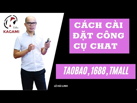Video Cách cài đặt công cụ aliwangwang để chat taobao, 1688,... - youtube