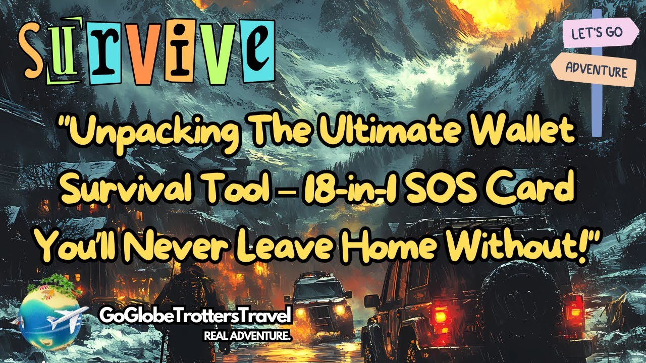 "Unpacking The Ultimate Wallet Survival Tool – 18-in-1 SOS Card You’ll Never Leave Home Without!"