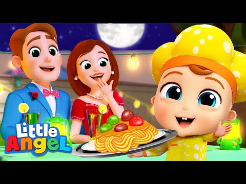 Surprise Dinner Song | Little Angel Kids Songs & Nursery Rhymes