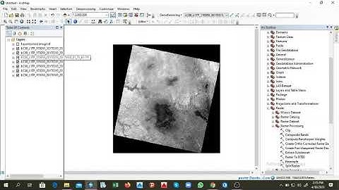 How to layerstack or creating composite bands using ArcGIS
