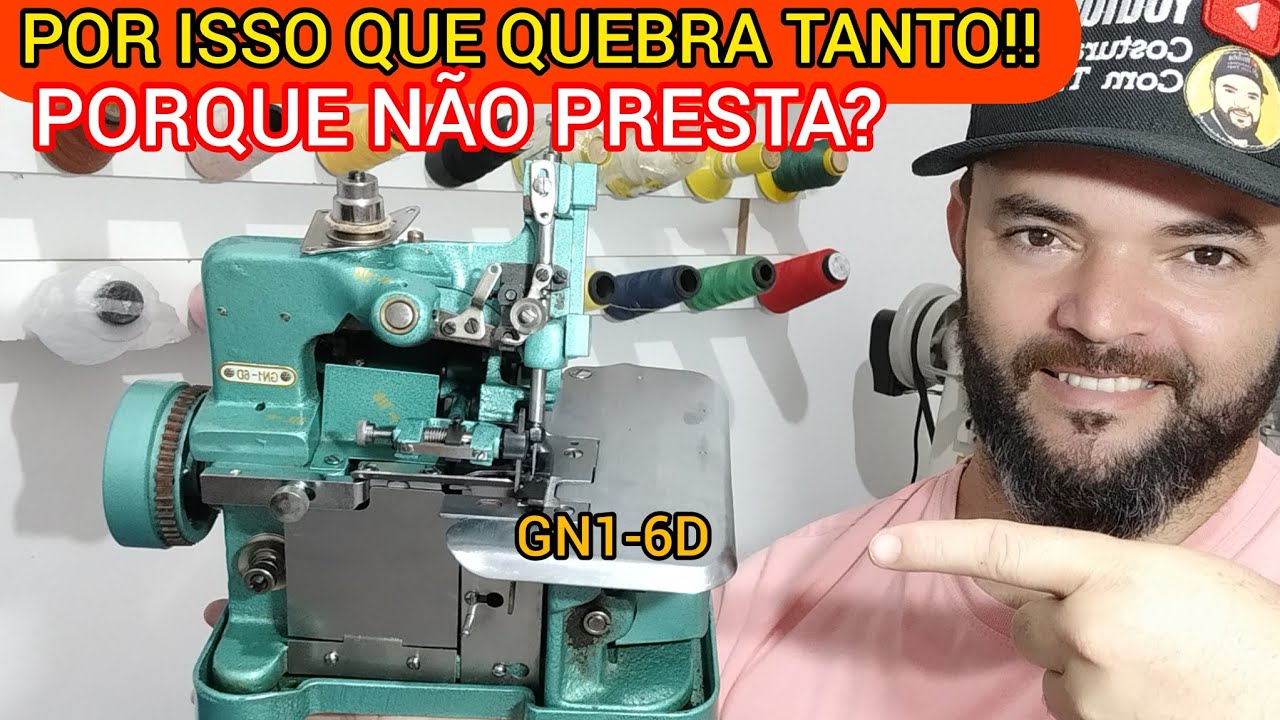 OVERLOCK CHINESINHA QUEBRANDO AGULHA E LINHA COMO RESOLVER YouTube