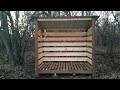 DIY Firewood Storage Shed
