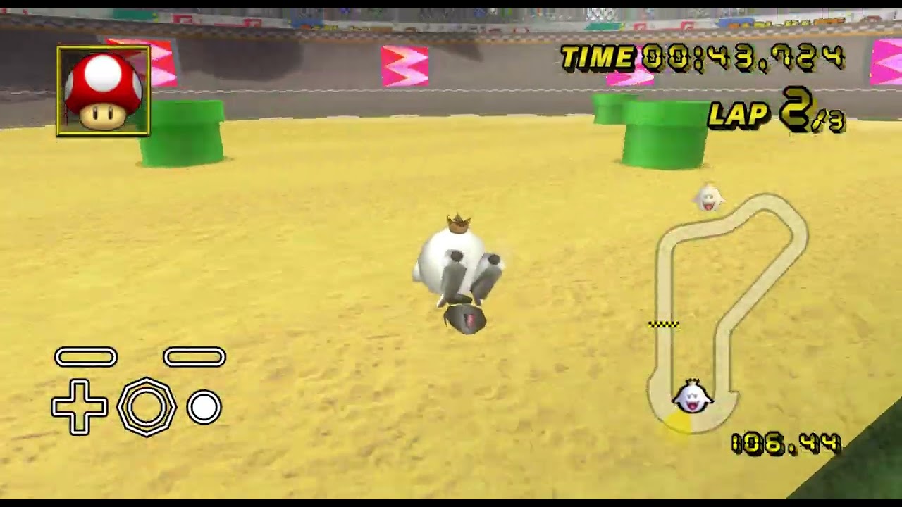 [MKW 2nd WW] Luigi Circuit (Glitch) - 1:06.850