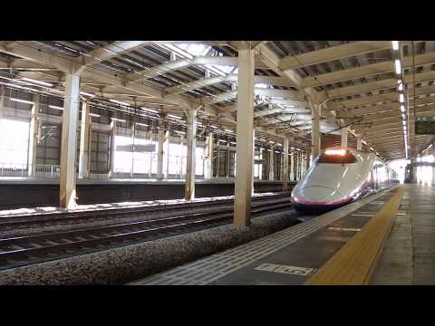 上越新幹線たにがわ85号 ガーラ湯沢行き　越後湯沢駅入線　(H31.3.18)