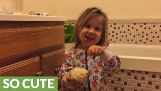 4-year-old tells dad how babies are made