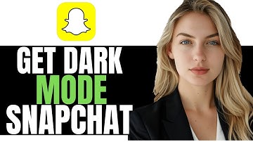 NEW! HOW TO GET DARK MODE ON SNAPCHAT 2024 - (EASY GUIDE)
