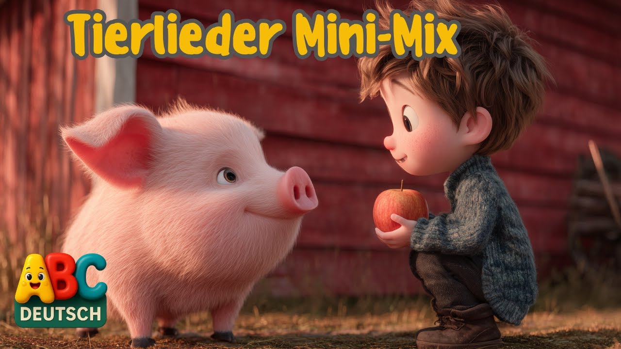 Tierlieder Mini-Mix 🐾🎶 | Die beliebtesten Kinderlieder über Tiere – Singen & Lernen