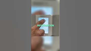 How to Perform a Factory Reset on T10 Honeywell Thermostat  #shortsfeed #thermostat #factoryreset