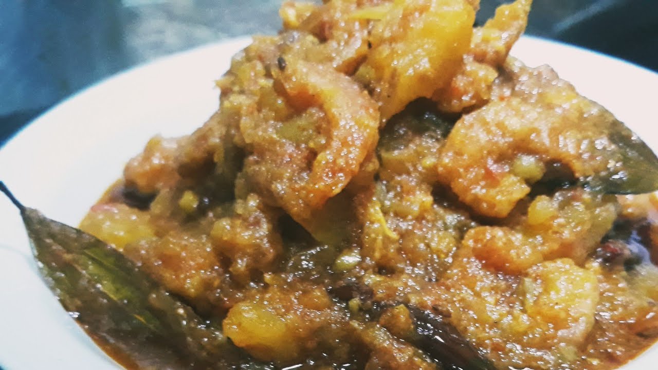 How to make dry shrimp / prawns curry in indian style YouTube