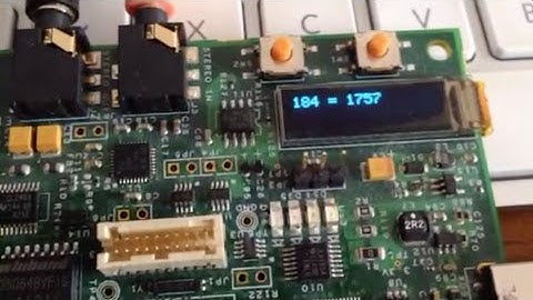 Acoustic Ruler running on a DSP (Digital Signal Processor)