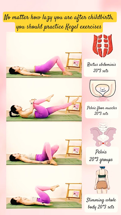 Kegel exercises,four movements to slim down your whole body#postpartumrecovery#loseweight#shorts